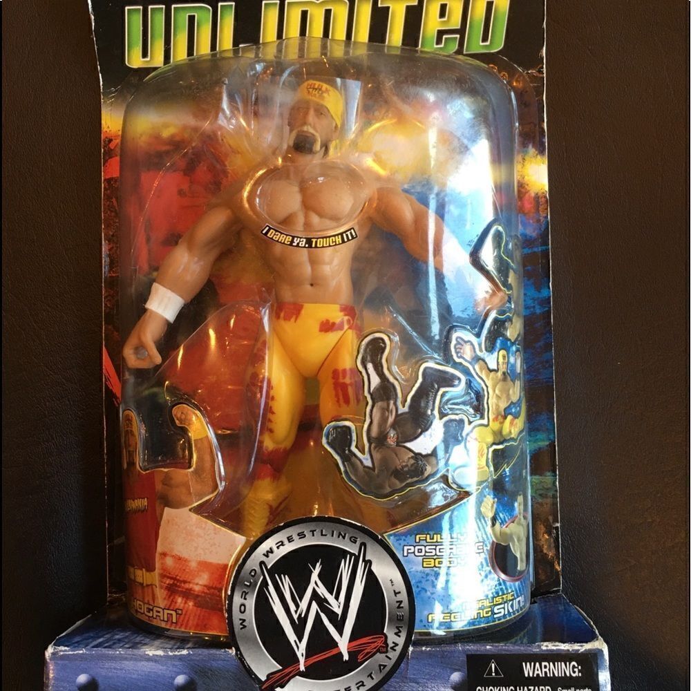 Approx 6” Hulk Hogan Figure w Real like Muscles!